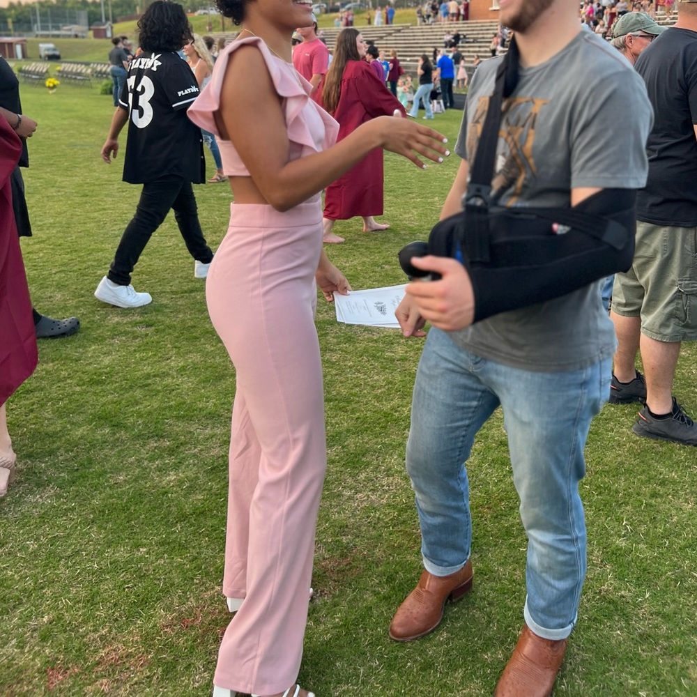 Pink romper